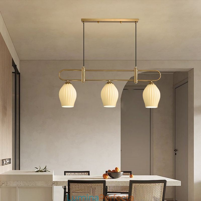 Lampă Nordic Pendant Fier forjat Plafoniera Creativă Stamen