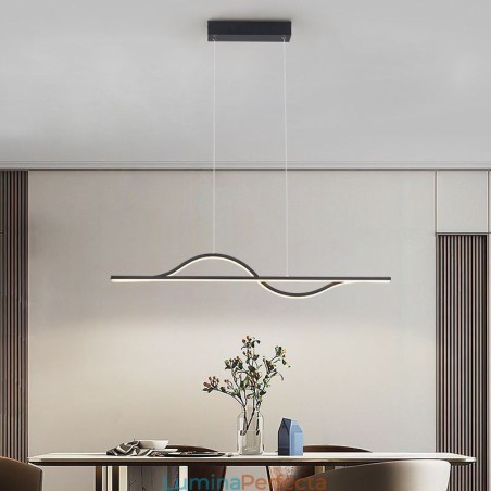 Lampă de plafon elegantă din aluminiu Art Wave