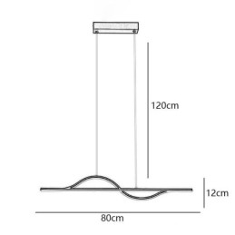 Lampă de plafon elegantă din aluminiu Art Wave