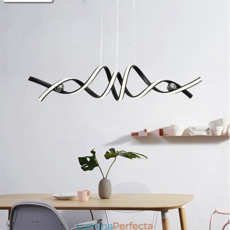 Plafoniera minimalistă în spirală din aluminiu Plafoniera minimalistă în spirală din aluminiu