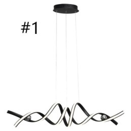 Plafoniera minimalistă în spirală din aluminiu