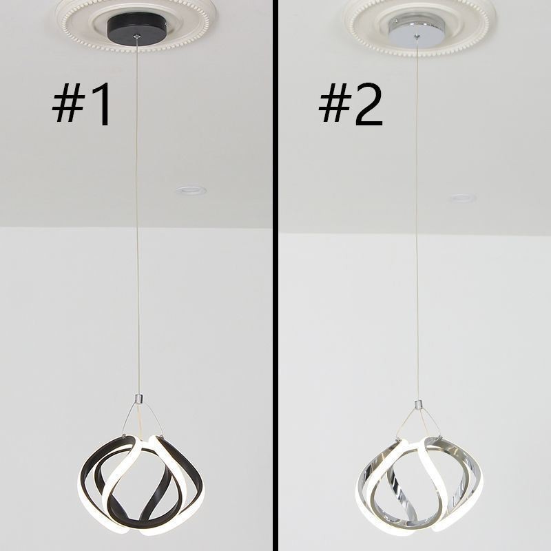 Lampă suspendată din aluminiu Plafoniera mică Pumpkin