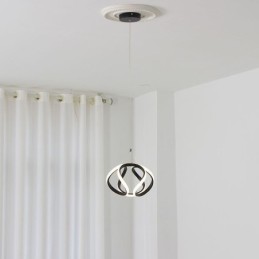 Lampă suspendată din aluminiu Plafoniera mică Pumpkin