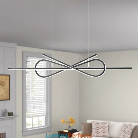 Plafoniera cu pandantiv simplu din aluminiu Art Bowknot Plafoniera cu pandantiv simplu din aluminiu Art Bowknot