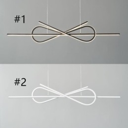 Plafoniera cu pandantiv simplu din aluminiu Art Bowknot