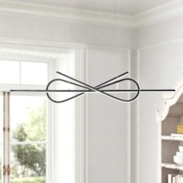Plafoniera cu pandantiv simplu din aluminiu Art Bowknot