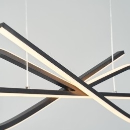 Plafoniera cu pandantiv simplu din aluminiu Art Bowknot
