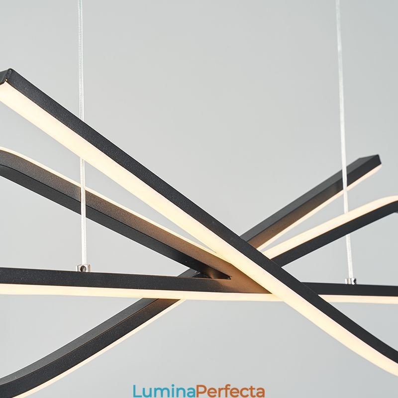 Plafoniera cu pandantiv simplu din aluminiu Art Bowknot