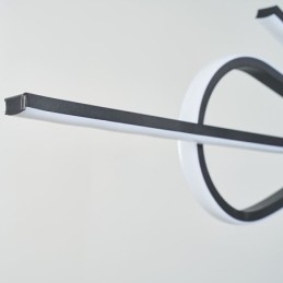 Plafoniera cu pandantiv simplu din aluminiu Art Bowknot