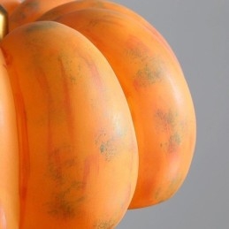 Lampă suspendată cu un singur cap Pumpkin Plafoniera retro japoneză