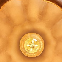 Creative Pumpkin Pendant Lampă Retro Japoneză Plafoniera Plafoniera