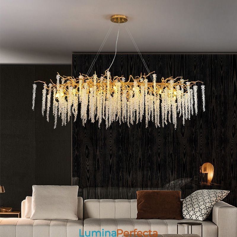 Candelabru din sticlă Nordic Branch G9
