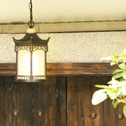 Lumină de exterior chinezească, rezistentă la apă, pentru foișor hexagonal