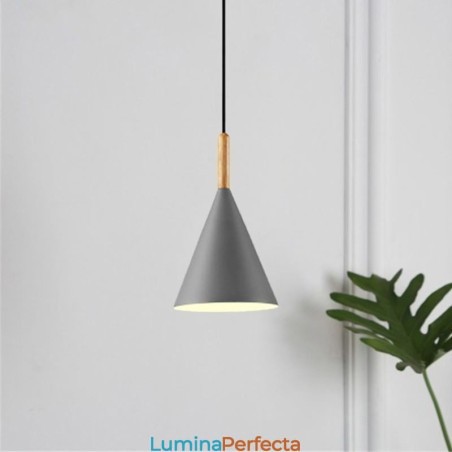 Lampă suspendată nordică Macaron Lampă suspendată cu un singur cap Lampă suspendată nordică Macaron Lampă suspendată cu un singur cap