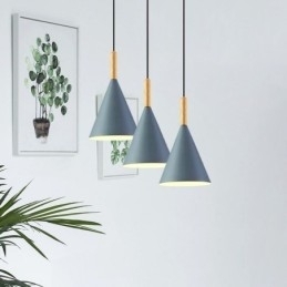 Lampă suspendată nordică Macaron Lampă suspendată cu un singur cap