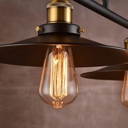 Candelabru din metal în stil mini modern și contemporan