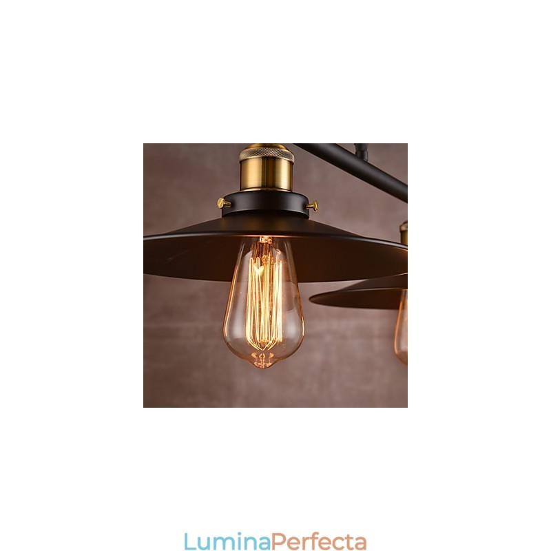 Candelabru din metal în stil mini modern și contemporan