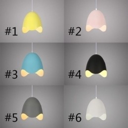 Lampă suspendată Creative Macaron Lampă suspendată cu un singur cap