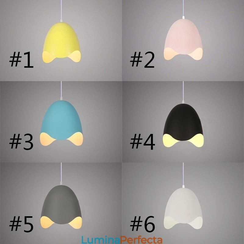 Lampă suspendată Creative Macaron Lampă suspendată cu un singur cap