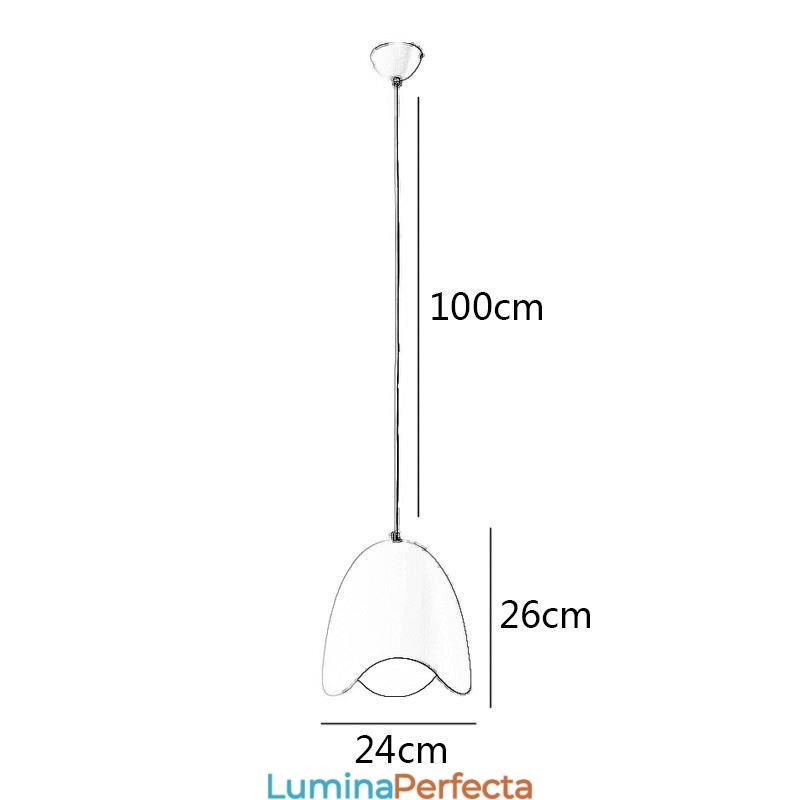 Lampă suspendată Creative Macaron Lampă suspendată cu un singur cap