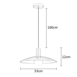 Lampă suspendată modernă simplă
