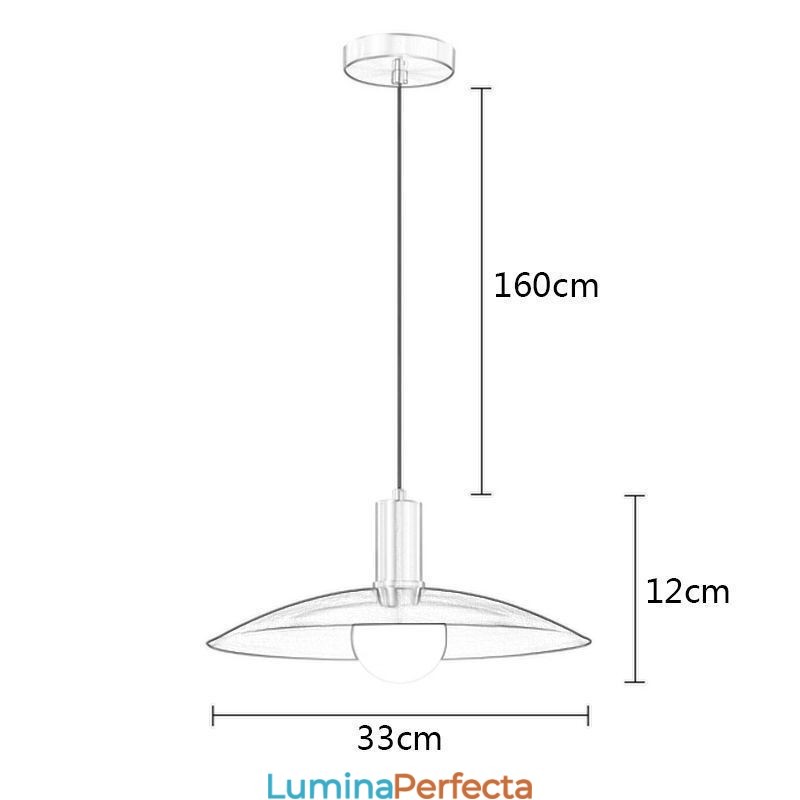 Lampă suspendată modernă simplă