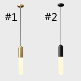 Lampă suspendată înghețată modernă Lampă suspendată periată