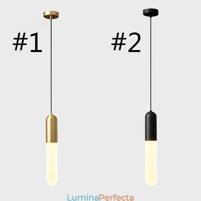 Lampă suspendată înghețată modernă Lampă suspendată periată