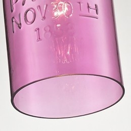 Lampă suspendată modernă din sticlă cu 1 lumină, cu design transparent cu bule