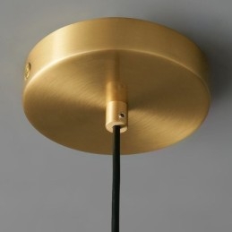 Lampă suspendată modernă, cu o lumină, insulă de iluminat din alamă