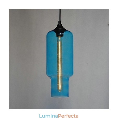 Lampă suspendată modernă din sticlă cu design maro Bubble Lampă suspendată modernă din sticlă cu design maro Bubble