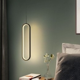 Lampă suspendată modernă Lampă suspendată ovală minimalistă