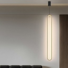 Lampă suspendată modernă Lampă suspendată ovală minimalistă