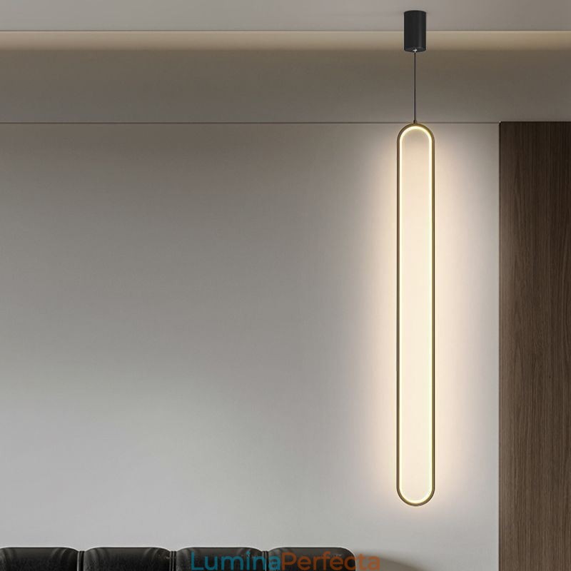 Lampă suspendată modernă Lampă suspendată ovală minimalistă