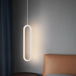 Lampă suspendată modernă Lampă suspendată ovală minimalistă