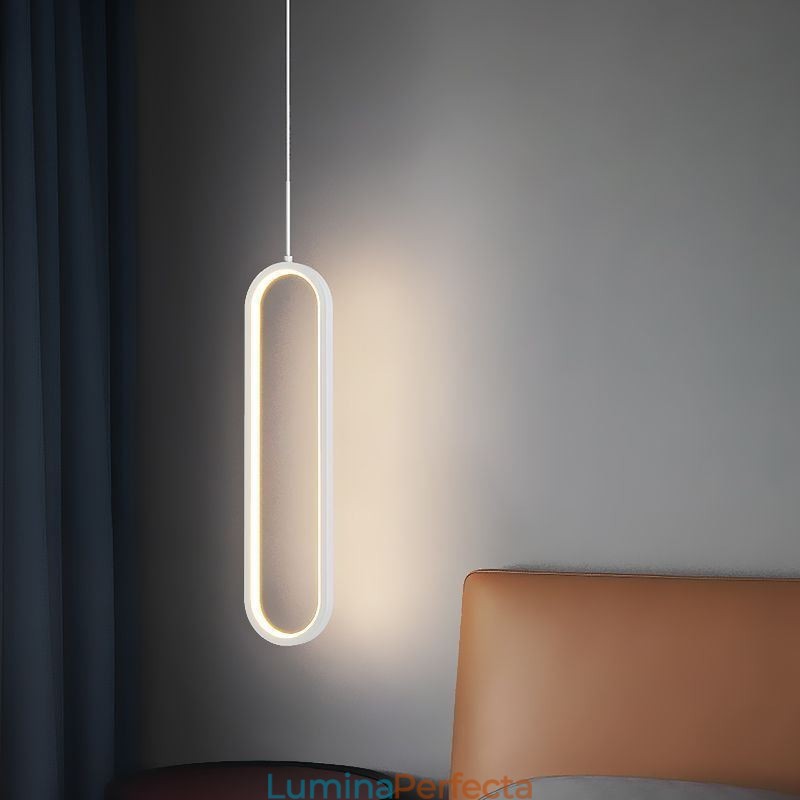 Lampă suspendată modernă Lampă suspendată ovală minimalistă