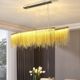 Lampă suspendată modernă Lampă suspendată cu ciucuri creativ Cafe