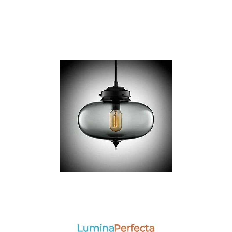 Pandantiv Bubble Design Pictură minimalistă din fier cu 1 lumină