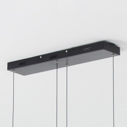 Candelabru modern din acrilic negru