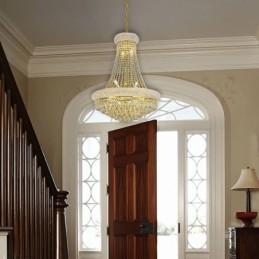 Candelabru în formă de coroană Lumină suspendată de cristal