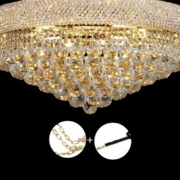 Candelabru în formă de coroană Lumină suspendată de cristal