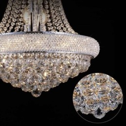 Candelabru în formă de coroană Lumină suspendată de cristal