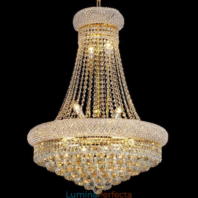 Candelabru în formă de coroană Lumină suspendată de cristal