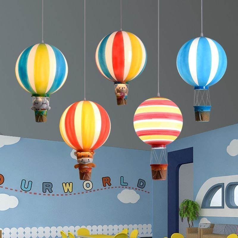 Lumină suspendată cu balon cu aer cald colorat Lumină decorativă acrilică