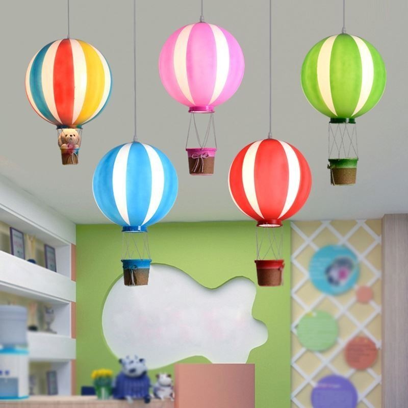 Lumină suspendată cu balon cu aer cald colorat Lumină decorativă acrilică