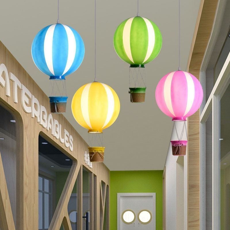 Lumină suspendată cu balon cu aer cald colorat Lumină decorativă acrilică