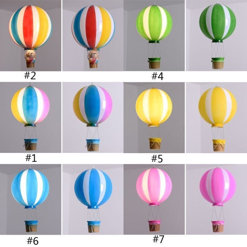 Lumină suspendată cu balon cu aer cald colorat Lumină decorativă acrilică