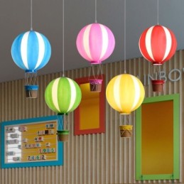 Lumină suspendată cu balon cu aer cald colorat Lumină decorativă acrilică