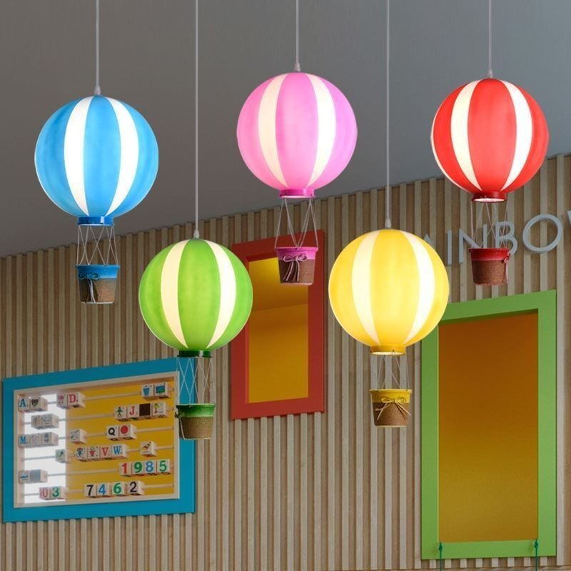 Lumină suspendată cu balon cu aer cald colorat Lumină decorativă acrilică