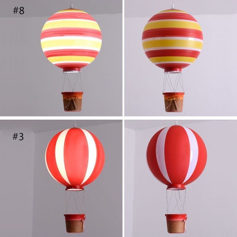 Lumină suspendată cu balon cu aer cald colorat Lumină decorativă acrilică